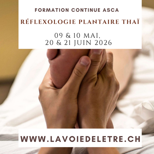 Réflexologie plantaire Thai - Formation continue ASCA/RME