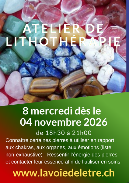 Lithothérapie et Chakras